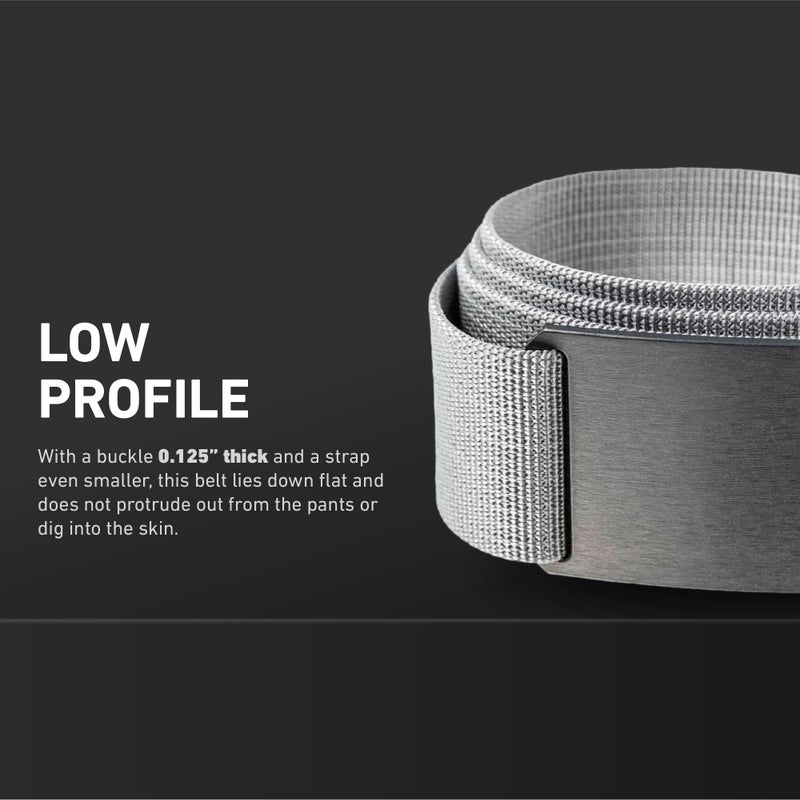GRIP6 Gunmetal Belt: Durable Belts for Men & Women, Versatile Nylon Tactical Belt for Work, Golf, Casual & Outdoor Use - Image 4